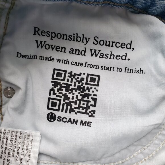 COTTON ON Low Rise Super Baggy Jeans in Breeze Blue Size 30 - Picture 10 of 16